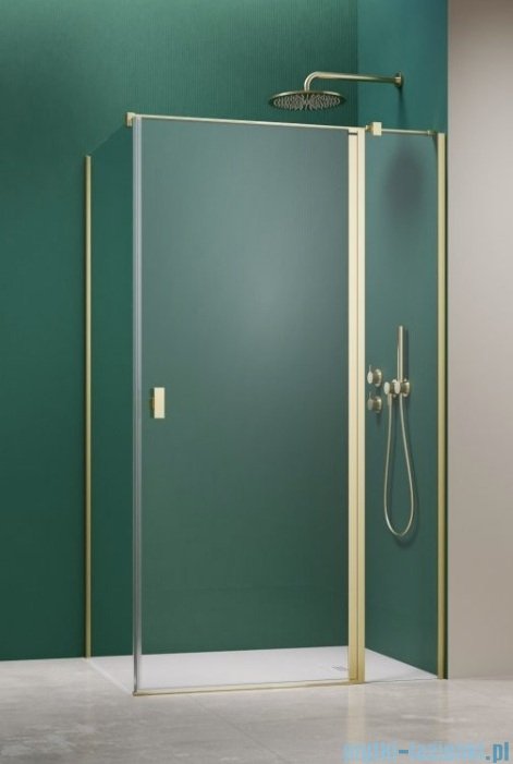 Radaway Nes 6 Kdj II Brushed Light Gold kabina 120x90cm prawa szczotkowane jasne złoto 10032120-98-01R/10039090-01-01