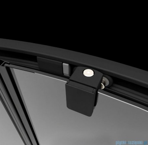 Radaway Premium Pro Black Kdd  kabina 100x90cm czarny mat/szkło przejrzyste 1017100-54-01L/1017090-54-01R