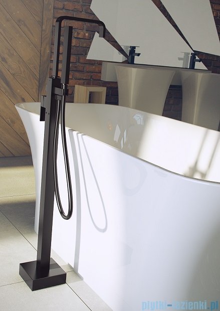 Besco Modern I bateria wannowa wolnostojąca czarny mat BW-MI-CZ
