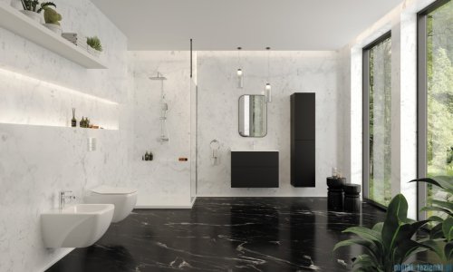 Deante Prizma Brodzik akrylowy prostokątny 120x90 cm biały KTJ_083B