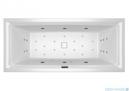 Riho Still Square wanna prostokąta 170x75cm z hydromasażem BLISS lewa B100013005