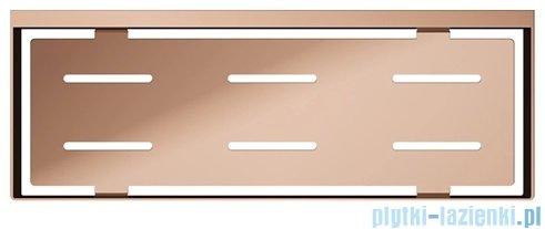 Omnires Uni koszyk prysznicowy 30x11 cm miedź połysk UN10335CP
