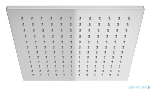 Kohlman Saxo zestaw prysznicowy z deszczownicą kwadratową 25x25 cm chrom QW210SQ25