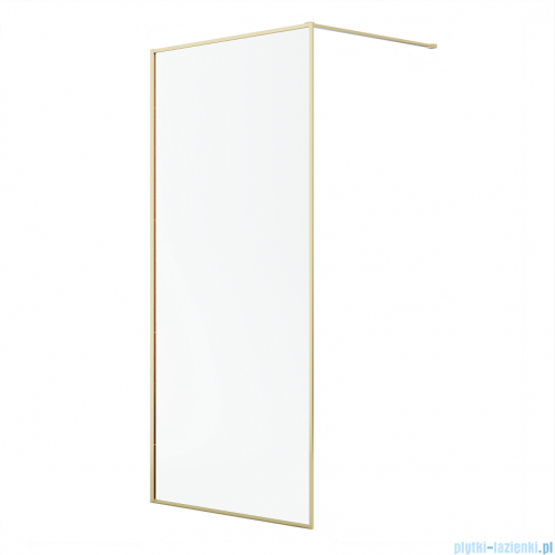 Radaway Modo F II Gold kabina Walk-in 90x201cm Złoty połysk szkło przejrzyste 10409094-09-01