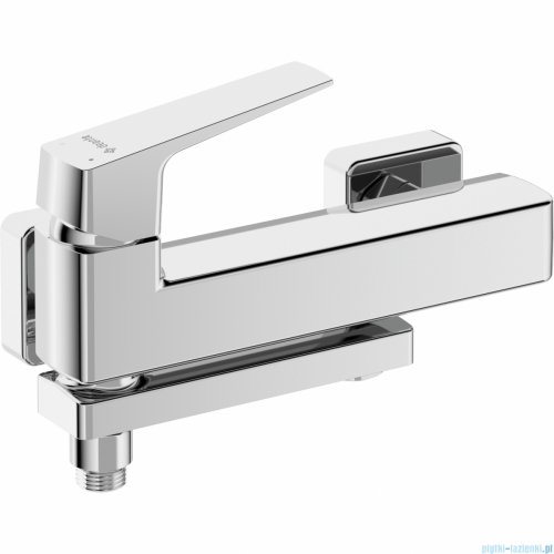 Deante BLUR Bateria wannowa ścienna ze składaną wylewką chrom BQL_012M