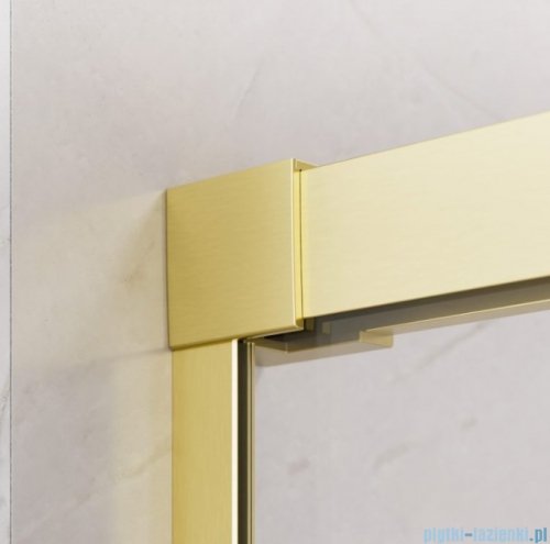 Radaway Idea 6 DWJ Brushed Light Gold drzwi wnękowe 150cm lewe szczotkowane jasne złoto 387019-98-01L