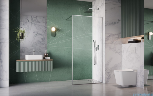 Radaway Modo F II chrom kabina Walk-in 115x201cm szkło przejrzyste 10409115-01-01