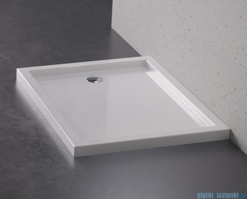 New Trendy New Cantare Brodzik akrylowy prostokątny 160x70x4,5 cm biały B-0470