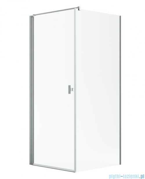 Radaway Nes Kdj I Brushed Nickel kabina 80x80cm lewa szczotkowany nikiel 10022080-91-01L/10039080-01-01
