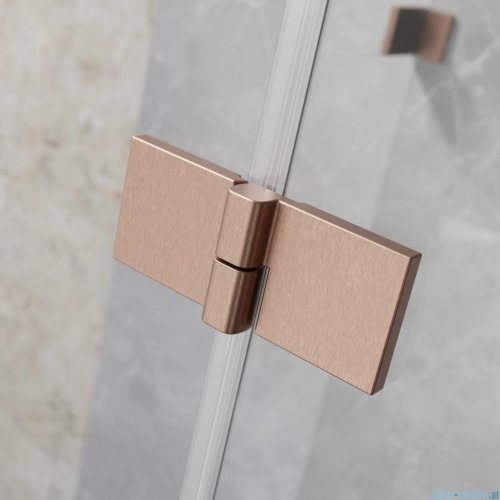 Radaway Essenza Pro Brushed Copper Kdj kabina 100x75cm lewa szczotkowana miedź 10097100-93-01L/10098075-01-01