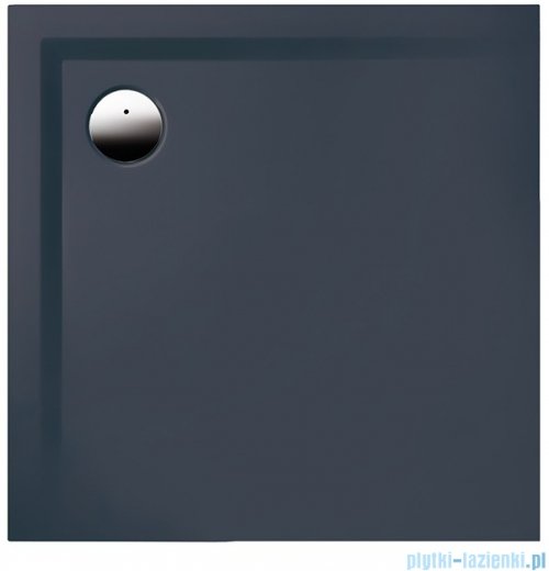 Sanplast Space Mineral B-M/SPACE brodzik kwadratowy 100x100x1,5 cm szary łupek 645-290-0041-51-000