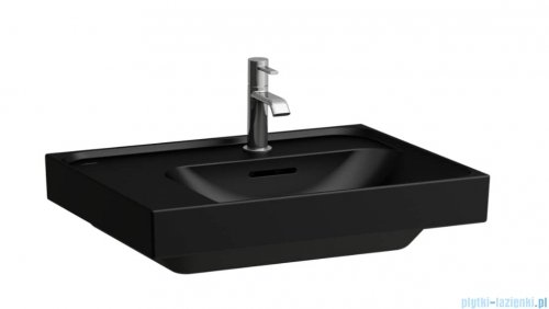 Laufen Meda umywalka ścienna 60x46cm czarny mat H8181127161041