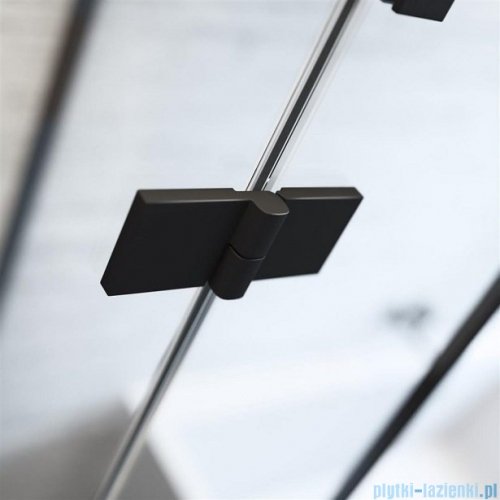Radaway Essenza Pro Black Kdd kabina 80x80cm czarny mat/szkło przejrzyste 10096080-54-01L/10096080-54-01R