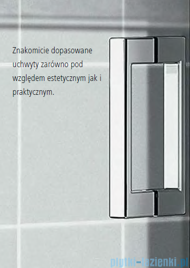 Kermi Cada XS kabina prysznicowa półokrągła 90x90 cm CKP5509020VPK