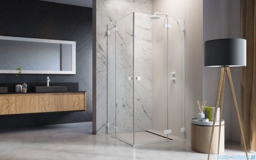 Radaway Essenza Pro White Kdd kabina 90x90cm przejrzyste 10096090-04-01L/10096090-04-01R