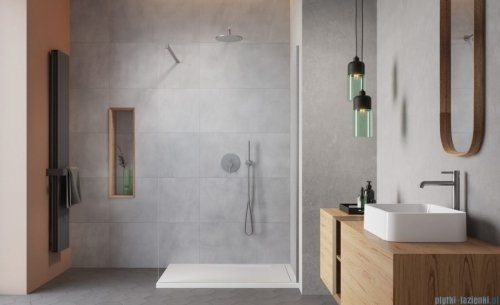 Radaway Modo X Brushed Nickel II kabina Walk-in 70x200 szczotkowany nikiel/przejrzyste 10mm 389274-91-01