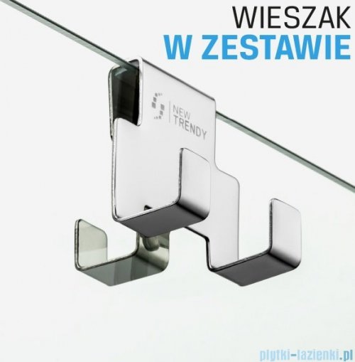 New Trendy New Modus Black kabina Walk-In 140x100x200 cm przejrzyste EXK-1298