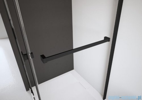 Radaway Furo SL Black PND II parawan nawannowy 120cm lewy czarny mat/przejrzyste 10309638-54-01L/10112594-01-01