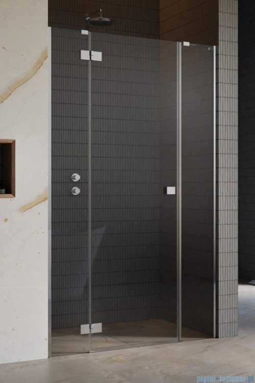 Radaway Essenza Dwjs drzwi wnękowe 110cm lewe szkło przejrzyste 1385030-01-01L/1384090-01-01