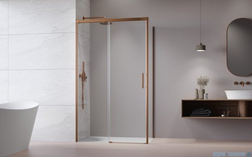 Radaway Idea Kdj Brushed Copper kabina 110x75cm lewa szczotkowana miedź 387041-93-01L/387049-93-01R