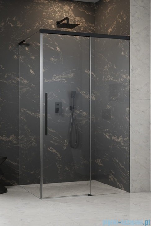 Radaway Idea 8 QL Black Kdj kabina 100x90cm prawa czarny mat/szkło przejrzyste 10550517-54-01R/10350453-01-01/10360090-01-01L