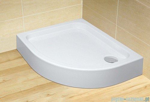 Radaway Torrenta PDD E Kabina prysznicowa 90x80 szkło przejrzyste + Brodzik Siros E Compact lewy + syfon 31630-01-01N