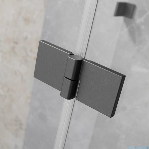 Radaway Essenza Pro Brushed GunMetal Kdj kabina 100x110cm prawa szczotkowany grafit 10097100-92-01R/10098110-01-01