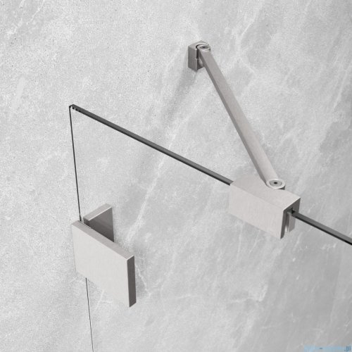 Radaway Essenza Pro Brushed Nickel Pnd II parawan nawannowy 110cm prawy szczotkowany nikiel 10102110-91-01R