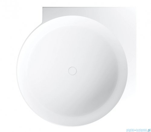 Omnires Ovo M+ wanna wolnostojąca narożna okrągła 120x120 cm biały mat OVO120WNBM