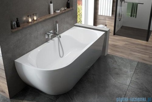 Sanplast Loft Line wanna asymetryczna Prawa WAL(P)/LOFT 180x80 cm biała 610-500-1250-01-000