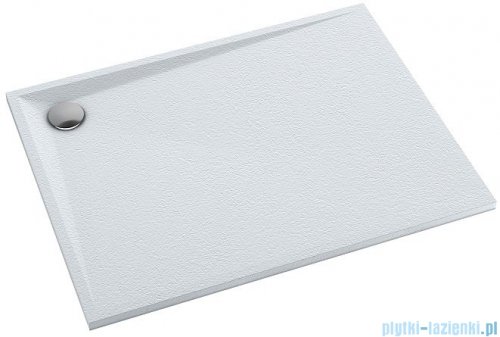 Omnires Stone brodzik prysznicowy prostokątny 90x120x3 cm biały mat STONE90/120BM