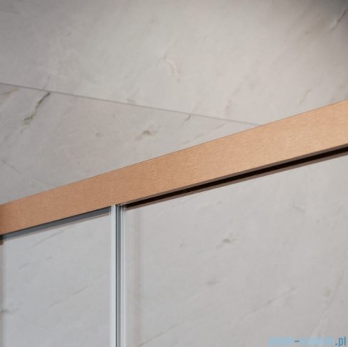 Radaway Idea DWJ Brushed Copper drzwi wnękowe 115cm prawe szczotkowana miedź 387022-93-01R