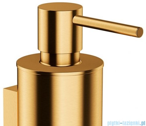 Omnires Modern Project Dozownik mydła w płynie wiszący złoty szczotkowany MP60721GLB