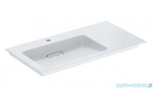 Geberit One CleanDrain Umywalka meblowa z powierzchnią odkładczą po prawej stronie 90x48cm KeraTect 505.007.00.1