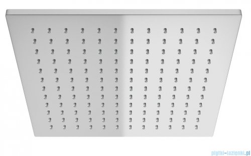 Kohlman Saxo zestaw wannowo-prysznicowy z deszczownicą kwadratową 25x25 cm chrom QW211SQ25