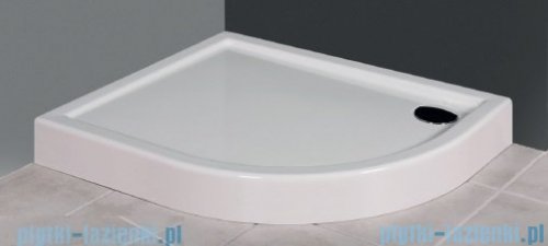 Novellini City R brodzik półokrągły lewy 80x90 MNQ809017S-30