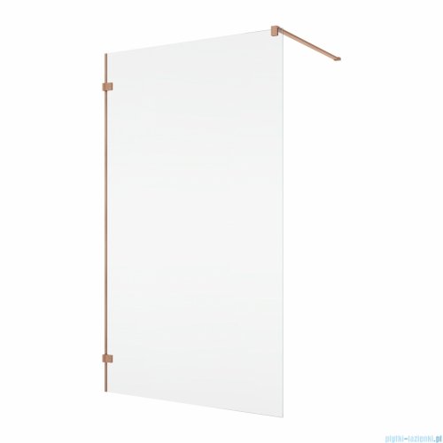 Ronal ANNEA ANTW1 Ścianka wolnostojąca Walk-in 100x200 cm z uchwytem kątowym miedź szczotkowana ANTW110002707