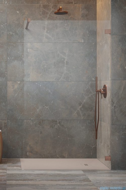 Radaway Essenza Pro Brushed Copper 70x200 kabina Walk-in szczotkowana miedź 10103070-93-01 