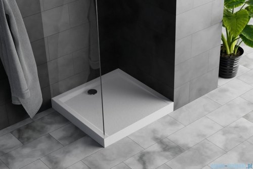 Excellent Forma Compact X brodzik kwadratowy 90x90 cm struktura, biały mat BREX.1402.090.090.WHC