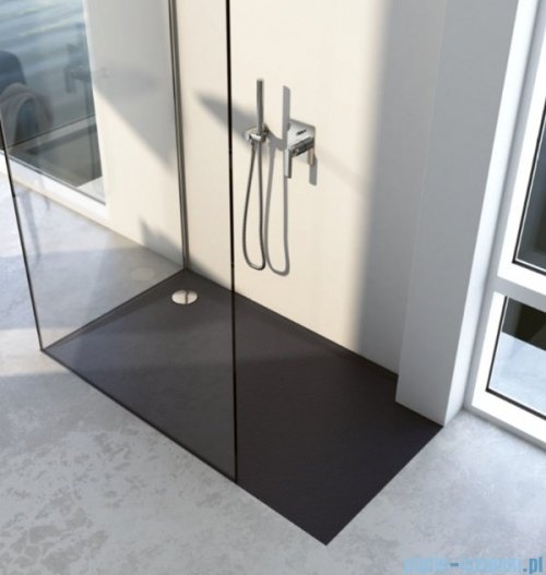 Schedpol Schedline  Libra Black Stone brodzik kwadratowy 80x80x3cm 3SP.L1K-8080/C/ST