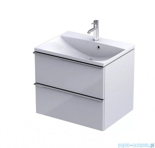 Oristo Etna szafka podumywalkowa wisząca 60x50x45 biały połysk OR52-SD2S-60-1