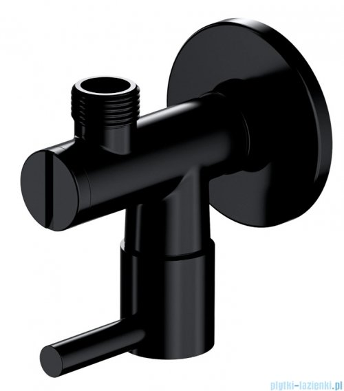 Omnires zawór kątowy czarny półmat 8857BL