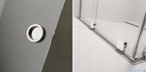 Radaway Furo KDJ RH kabina 90x80cm lewa szkło przejrzyste 10104442-01-01LU/10110460-01-01/10113080-01-01
