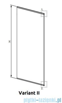 Radaway Modo XL kabina Walk-in 100-160×250-300 szkło przejrzyste 10mm 389409-01-01