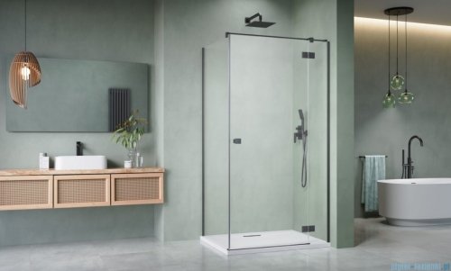 Radaway Essenza 8 Brushed GunMetal Kdj kabina 80x80cm prawa szczotkowany grafit 10480512-01-01R/10470237-92-01R/10113080-01-01