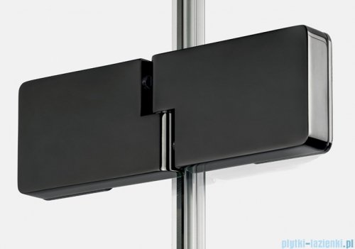 New Trendy Eventa Black Chrome kabina prysznicowa prostokątna 80x70x200 cm lewa przejrzyste czarny połysk EXK-6145
