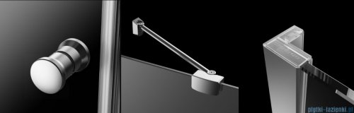 Radaway Torrenta KDJ+S kabina prysznicowa 70x120x70 lewa chrom połysk/przejrzyste 1330070-01-01/133312-01-01L/1330070-01-01
