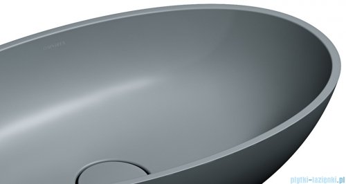 Omnires Shell M+ umywalka nablatowa 60x35 cm ash grey SHELLUNAG