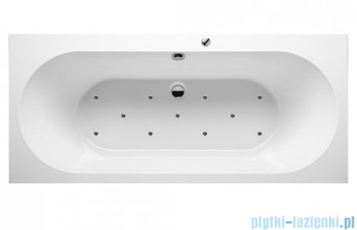 Riho Carolina wanna prostokątna 180x80 z hydromasażem Hit Aero11 BB54H1