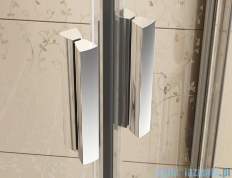 Ravak Blix BLDP2 drzwi prysznicowe 120cm białe transparent Anticalc 0PVG0100Z1